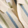 0-12 luni | Set compus din cămășă polo din tricot cu dungi și pantaloni scurți 0-12 luni | Set compus din cămășă polo din tricot cu dungi și pantaloni scurți