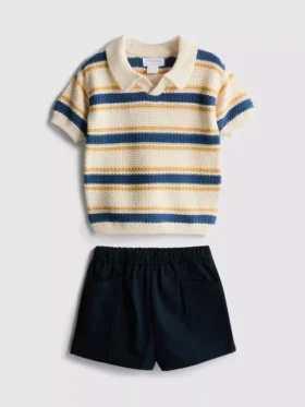 0-12 luni | set de pantaloni scurți din tricot