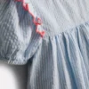 0-18 luni | rochiță pentru nou-născuți din seersucker cu dungi 0-18 luni | rochiță pentru nou-născuți din seersucker cu dungi