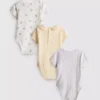 0-18 luni | Set de 3 body-uri cu mâneci scurte pentru nou-născuți, cu spațiu pentru creștere 0-18 luni | Set de 3 body-uri cu mâneci scurte pentru nou-născuți, cu spațiu pentru creștere