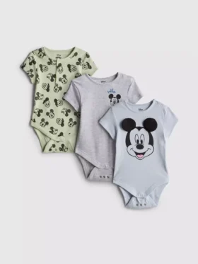 0-18 luni | Set de 3 body-uri pentru nou-născuți „Room to Grow” cu Mickey Mouse și Donald Duck de la Disney 0-18 luni | Set de 3 body-uri pentru nou-născuți „Room to Grow” cu Mickey Mouse și Donald Duck de la Disney
