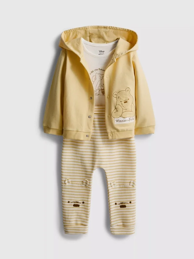 0-18 luni | Set de 3 piese de îmbrăcăminte pentru nou-născuți cu Winnie the Pooh de la Disney 0-18 luni | Set de 3 piese de îmbrăcăminte pentru nou-născuți cu Winnie the Pooh de la Disney