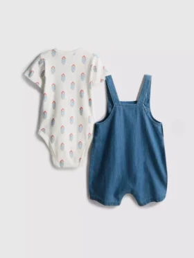 0-18 luni | Set pentru nou-născuți cu body și salopetă cu ursulețul Paddington 0-18 luni | Set pentru nou-născuți cu body și salopetă cu ursulețul Paddington
