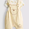 0-18 luni | Set pentru nou-născuți cu body și salopetă cu Winnie the Pooh de la Disney