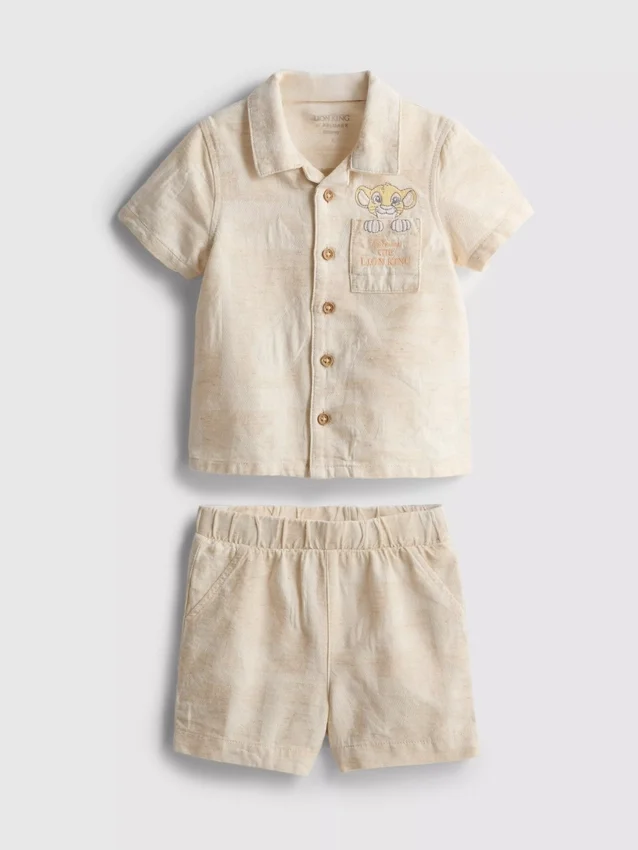 0-18 luni | Set pentru nou-născuți cu cămășile și pantalonii scurți din seria „Regele Leu” de la Disney 0-18 luni | Set pentru nou-născuți cu cămășile și pantalonii scurți din seria „Regele Leu” de la Disney
