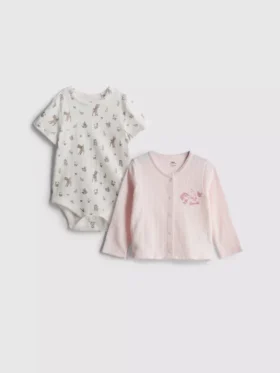 0-18 luni | Set pentru nou-născuți cu salopetă și cardigan Bambi de la Disney