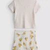 0-18 luni | Set pentru nou-născuți cu top înfășurat și Pantaloni Scurți cu Winnie the Pooh de la Disney