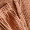 0-24 luni | Set cămașă și pantaloni scurți din pânză de brânză 0-24 luni | Set cămașă și pantaloni scurți din pânză de brânză