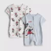 0-24 luni | Set de 2 salopete Mickey Mouse de la Disney 0-24 luni | Set de 2 salopete Mickey Mouse de la Disney