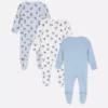 0-24 luni | Set de 3 pijamale cu capse cu Mickey Mouse de la Disney 0-24 luni | Set de 3 pijamale cu capse cu Mickey Mouse de la Disney