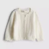 0-36 luni | cardigan cu margini festonate
