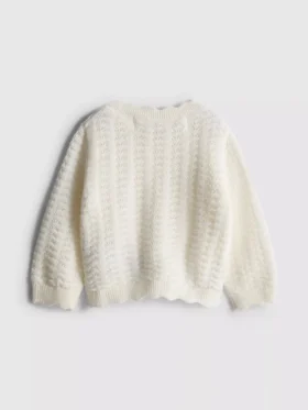 0-36 luni | cardigan cu margini festonate