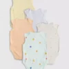 0-36 luni | pachet de 5 body-uri fără mâneci