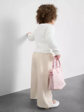 0-36 luni | pantaloni cu picior drept și aplicații florale