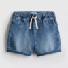 0-36 luni | Pantaloni Scurți de Trening din denim 0-36 luni | Pantaloni Scurți de Trening din denim
