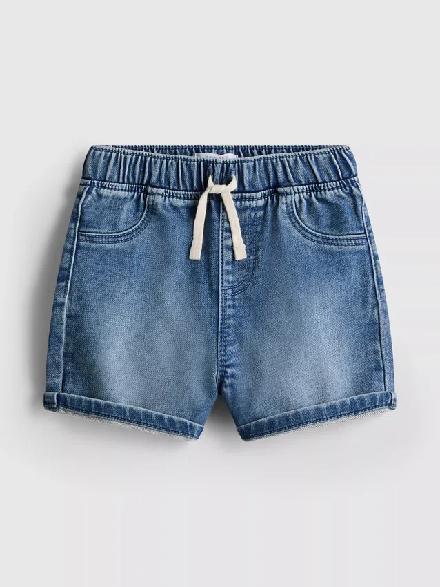 0-36 luni | Pantaloni Scurți de Trening din denim 0-36 luni | Pantaloni Scurți de Trening din denim