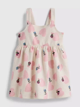 0-36 luni | Rochie cu textură cu Minnie Mouse și Daisy Duck de la Disney