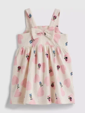 0-36 luni | Rochie cu textură cu Minnie Mouse și Daisy Duck de la Disney