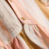 0-36 luni | Set compus din bluză cu volane în dungi și pantaloni