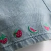 0-36 luni | Set compus din cămășă și salopetă cu broderie cu fructe