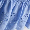 0-36 luni | Set compus din top fără mâneci cu ochiuri și pantaloni scurți