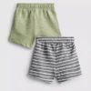 0-36 luni | Set de 2 pantaloni scurți texturați 0-36 luni | Set de 2 pantaloni scurți texturați