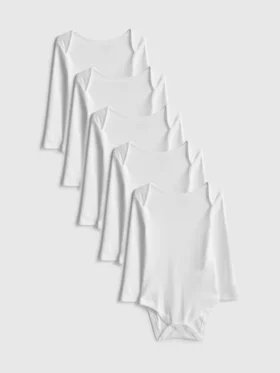 0-36 luni | Set de 5 body-uri cu mâneci lungi
