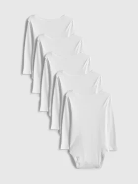 0-36 luni | Set de 5 body-uri cu mâneci lungi