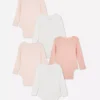 0-36 luni | Set de 5 body-uri cu mâneci lungi
