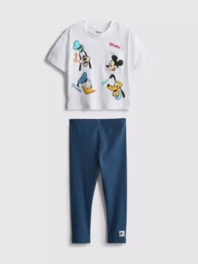 0-36 luni | Set de cămăși și colanți cu Mickey Mouse și prietenii săi de la Disney