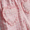 0-36 luni | Set tricou cu buzunar în formă de inimă și pantaloni