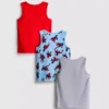 1,5-10 ani | pachet de 3 maiouri fără mâneci Marvel Spider-Man 1,5-10 ani | pachet de 3 maiouri fără mâneci Marvel Spider-Man
