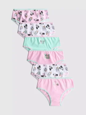 1,5-10 ani | pachet de 6 chiloți cu Minnie Mouse de la Disney
