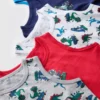 1,5-10 ani | Set de 5 tricouri fără mâneci cu imprimeu de dinozauri 1,5-10 ani | Set de 5 tricouri fără mâneci cu imprimeu de dinozauri