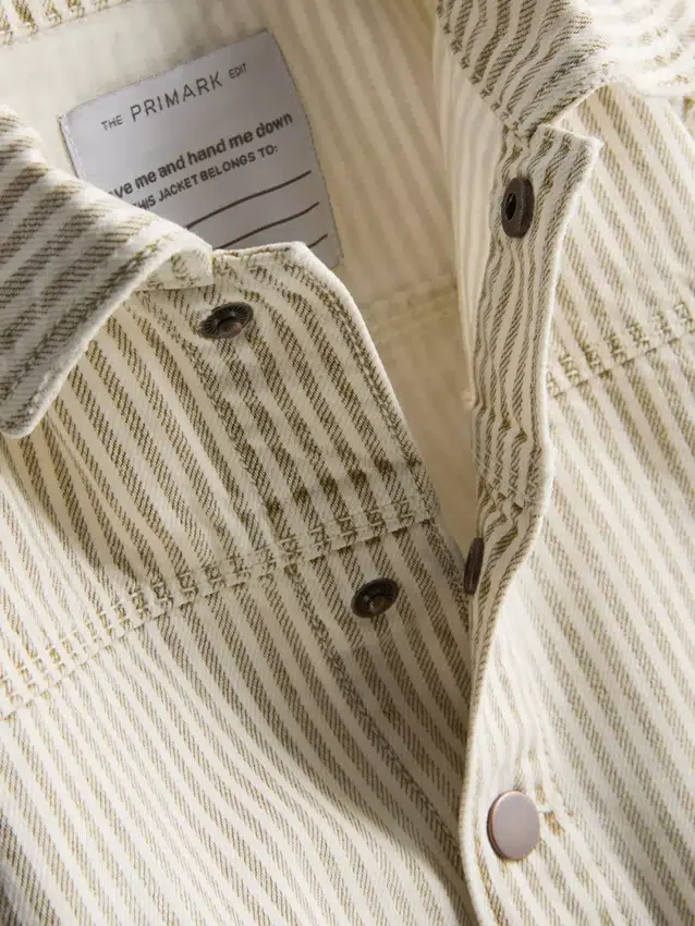 1,5-12 ani | Jachetă-pantalon din denim cu dungi subțiri din bumbac „The Edit” 1,5-12 ani | Jachetă-pantalon din denim cu dungi subțiri din bumbac „The Edit”