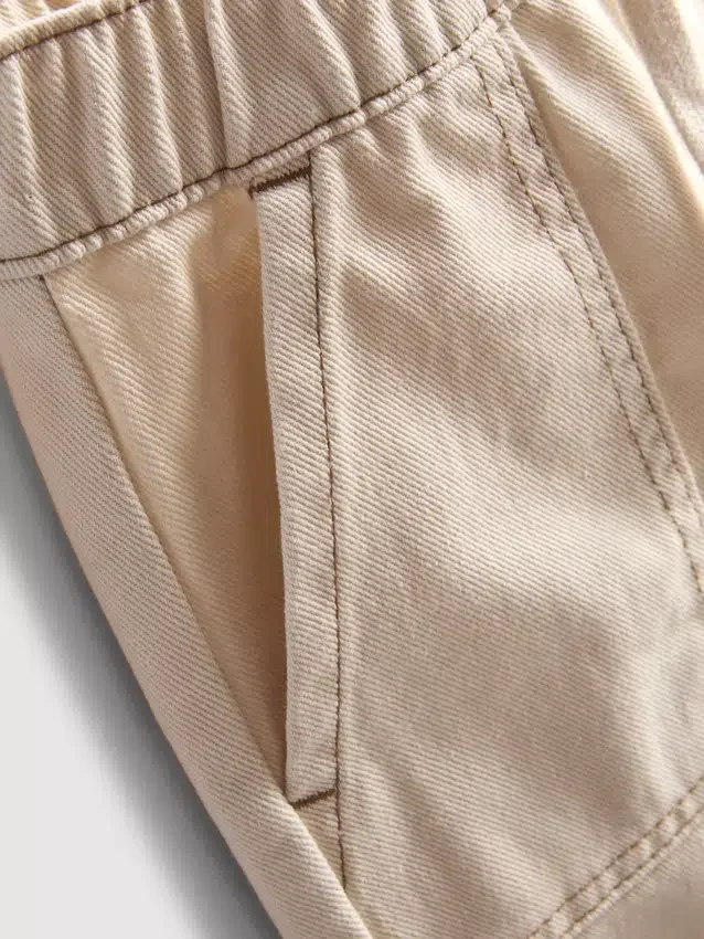 1,5-12 ani | Pantaloni din bumbac cu cusături contrastante din colecția „The Edit” 1,5-12 ani | Pantaloni din bumbac cu cusături contrastante din colecția „The Edit”