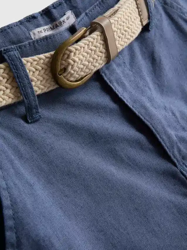 1,5–12 ani | Pantaloni scurți chino din amestec de in, cu curea, din colecția „The Edit“ 1,5–12 ani | Pantaloni scurți chino din amestec de in, cu curea, din colecția „The Edit“
