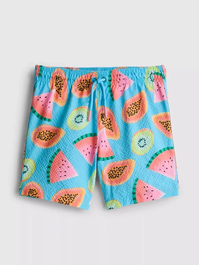 1,5-7 ani | Pantaloni Scurți de înot cu imprimeu de fructe 1,5-7 ani | Pantaloni Scurți de înot cu imprimeu de fructe