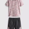 1,5–7 ani | tricou și pantaloni scurți sportivi