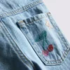 1,5-8 ani | blugi cu broderie cu fructe 1,5-8 ani | blugi cu broderie cu fructe