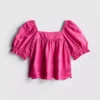 1,5-8 ani | bluză cu broderie florală 1,5-8 ani | bluză cu broderie florală
