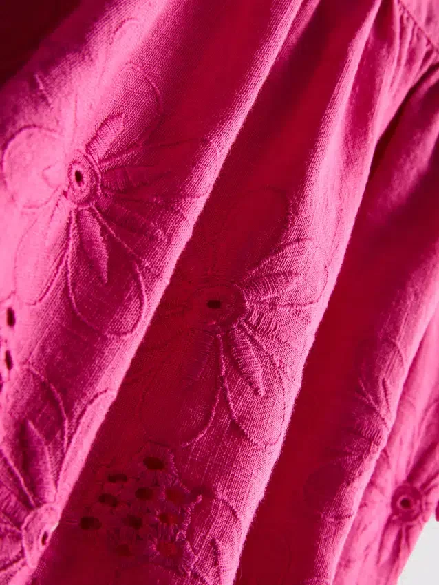 1,5-8 ani | bluză cu broderie florală 1,5-8 ani | bluză cu broderie florală