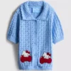 1,5–8 ani | Cardigan cu mâneci scurte și guler Hello Kitty 1,5–8 ani | Cardigan cu mâneci scurte și guler Hello Kitty