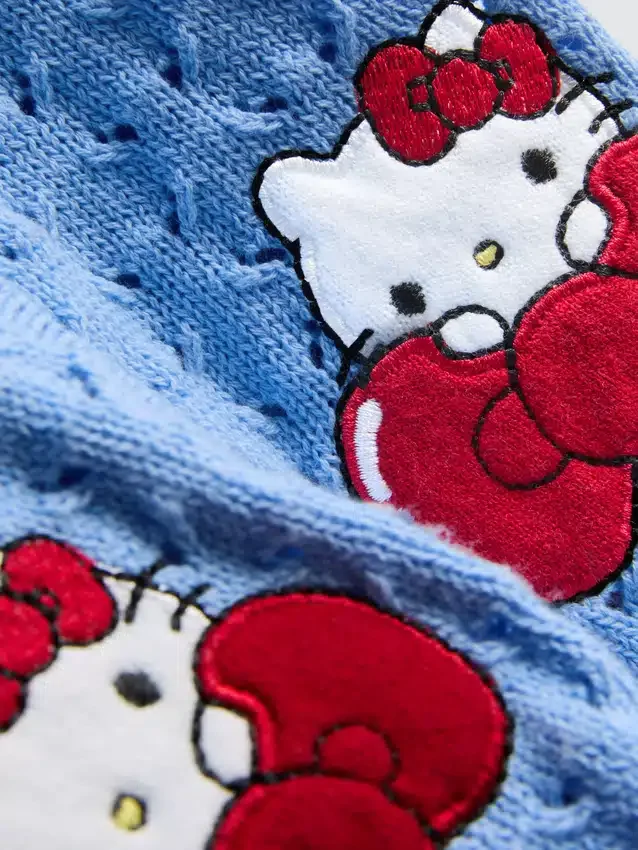 1,5–8 ani | Cardigan cu mâneci scurte și guler Hello Kitty 1,5–8 ani | Cardigan cu mâneci scurte și guler Hello Kitty