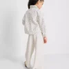 1,5–8 ani | jachetă din denim cu buline
