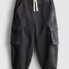 1,5-8 ani | pantaloni cargo din sargă 1,5-8 ani | pantaloni cargo din sargă
