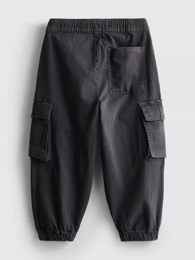 1,5-8 ani | pantaloni cargo din sargă 1,5-8 ani | pantaloni cargo din sargă