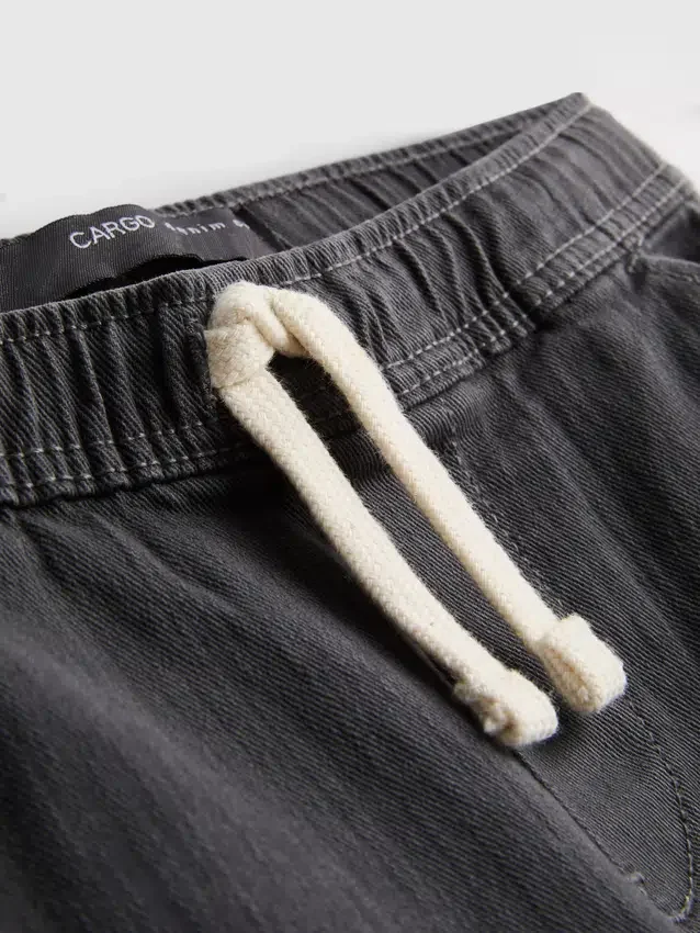 1,5-8 ani | pantaloni cargo din sargă 1,5-8 ani | pantaloni cargo din sargă
