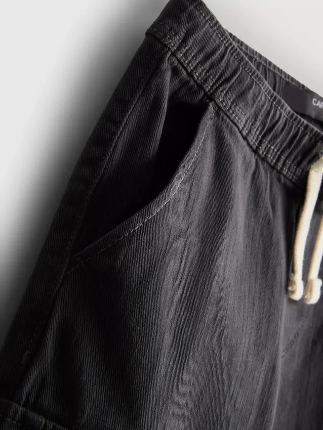 1,5-8 ani | pantaloni cargo din sargă 1,5-8 ani | pantaloni cargo din sargă