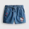1,5-8 ani | Pantaloni Scurți din denim Hello Kitty 1,5-8 ani | Pantaloni Scurți din denim Hello Kitty